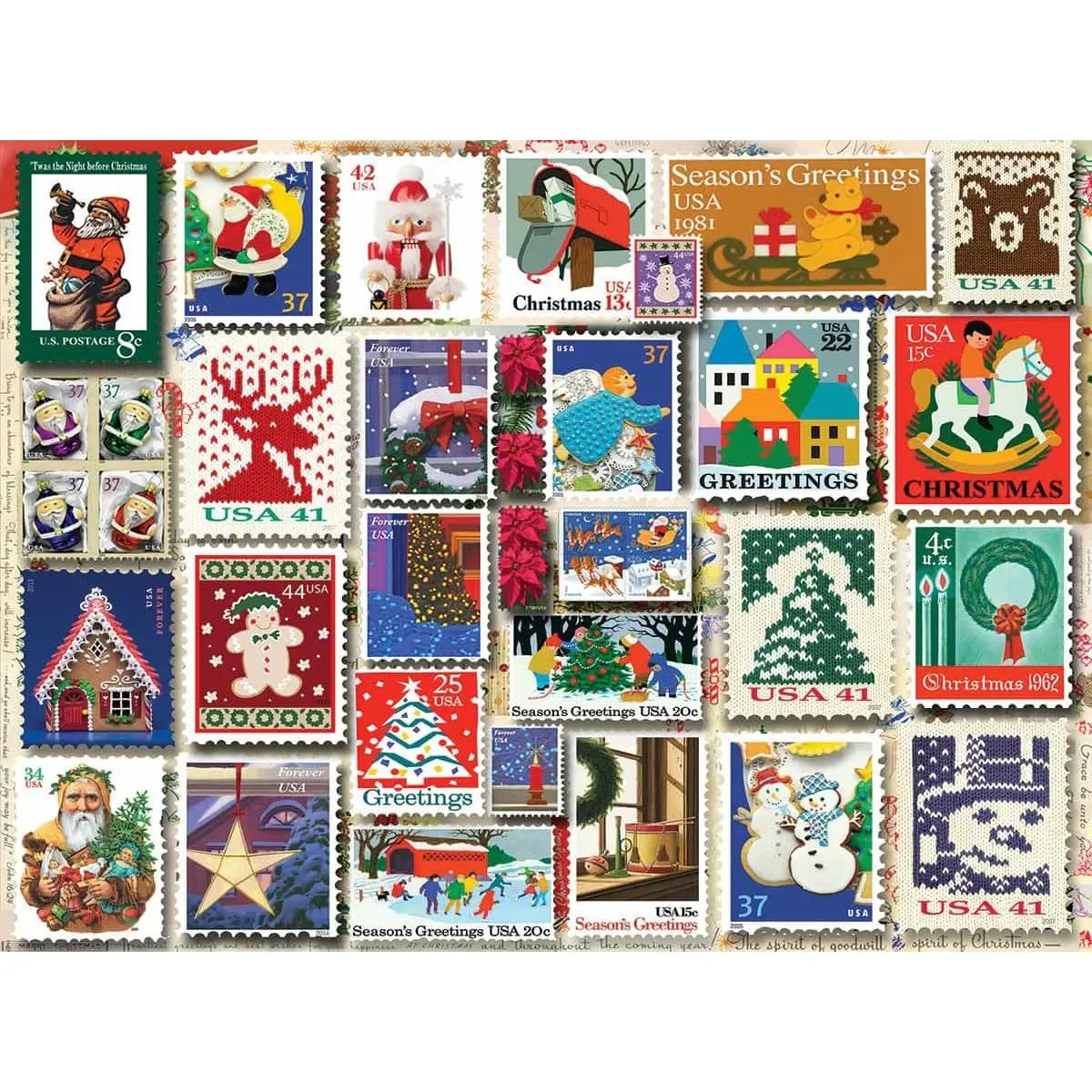 Christmas Stamps (1262pz) - Discontinued