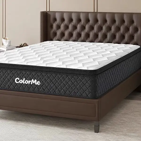 12/14 Inch  Hybrid Mattress-in-a-Box, 12-14 Inch with Independent Pocket Coils & Ultra-Plush Memory Foam, Pressure Relief, Motion Isolation, Breathable, Available in Twin, Full, Queen, King Sizes