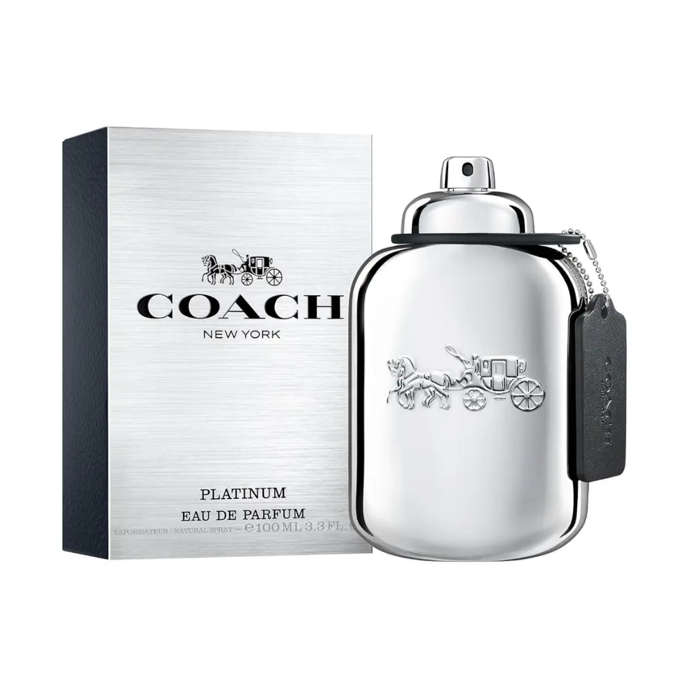 Coach Platinum Eau De Parfum for Men – Fresh Oriental Woody Cologne (2.0 oz / 3.3 oz) Coach Platinum Eau De Parfum for Men – Fresh Oriental Woody Cologne (2.0 oz / 3.3 oz)