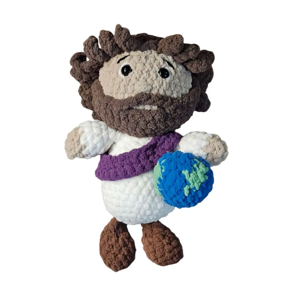 Crochet Jesus Amigurumi Plushie Cute Gift & Decoration Perfect Birthday Christmas Present Soft Cuddly Handmade in USA