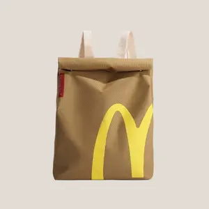McDonald's Backpack Lightweight Knapsack Funny School Bag for Men Women McDonald's Backpack Lightweight Knapsack Funny School Bag for Men Women