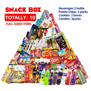 Asian Snack 10  Full-size Box with 10 Items Including Casual Snacks Drama
