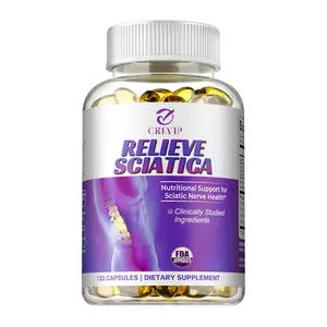 Grevip Nerve Soothing  Vitamins  - 60 capsules per bottle - Lower Lumbar Sciatic, Hip, Thigh, Leg, Foot .