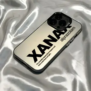 Xanax Box Phone Case for iPhone 16 15 14 13 12 11 Pro Max X XR Xsmax 8 7 Plus, Anti-Drop Matte Back Cover, Durable Protection