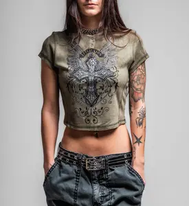 Affliction Women's T-shirt Brielle