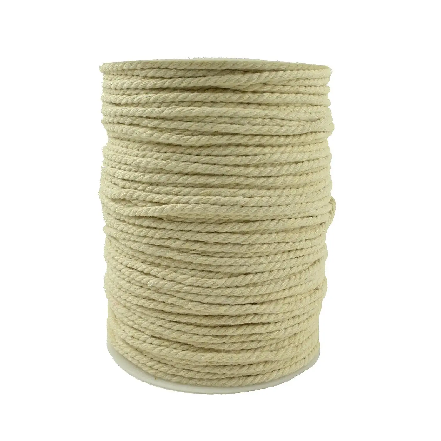 218 Yd. Macramé 3 Ply Natural Cotton Cording