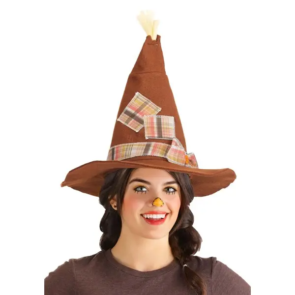 Adult Scarecrow Patched Hat