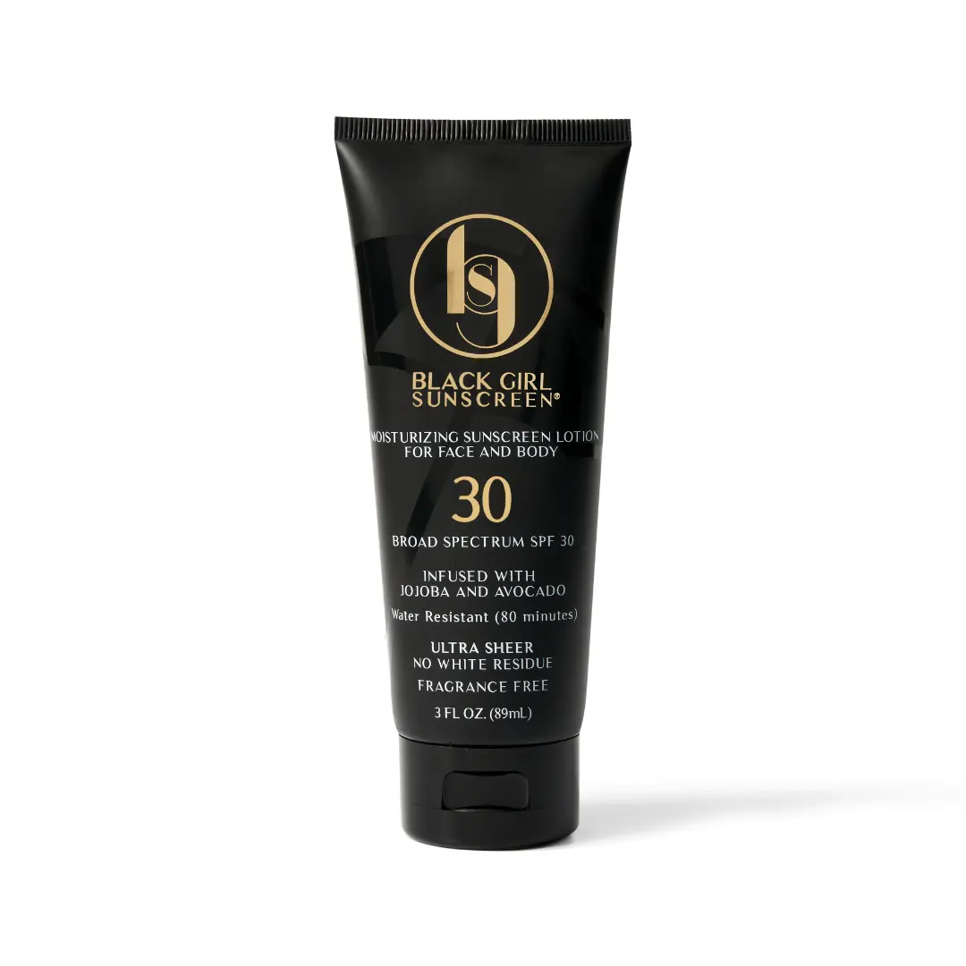 Black Girl Sunscreen Broad Spectrum SPF 30 - Moisturizing & Skin Repair Formula for Face and Body Care