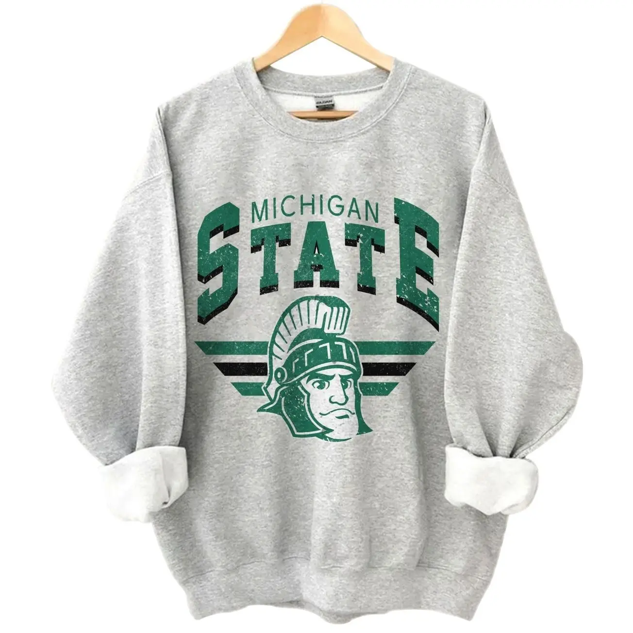 Michigan State Vintage Sweatshirt,Hoodie,T-shirt, Michigan State University Vintage Sweatshirt, Unisex Vintage Sweatshirt, Cotton, Gift For Fans 68Q