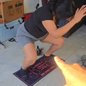 Anti-Slip Squat Pad Set, Durable Non-Skid Training Mat for Home and Gym Use, Ideal Exercise Equipment for Fitness Enthusiasts, Gym Floor Mat, Exercise Mat Tiles