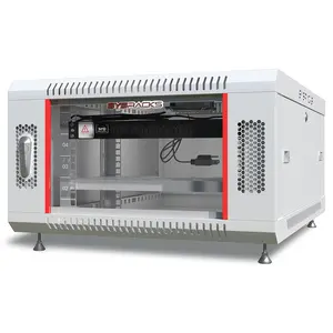 SYSRACKS 6U Wall Mount Gray Server Rack Cabinet 6.450 for Electronics, Security, AV and Data Racks with Brush  Organiser, Network rack wall mount, computer racks  cabinets, PDU Metal