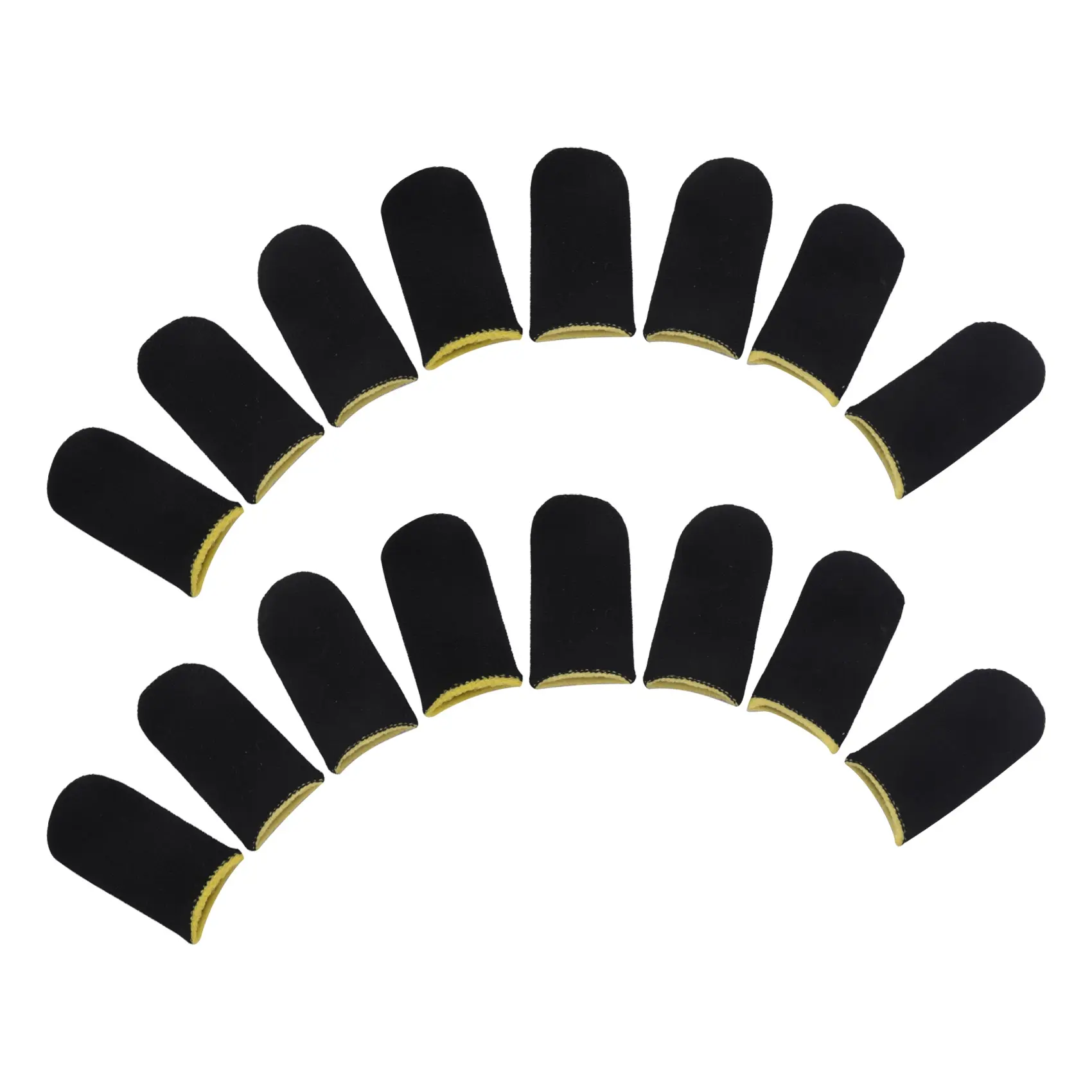 Game Finger Sleeve Thin Breathable Anti-Sweat Anti-Slip Finger Thumb Sleeve Gaming Finger Cots Gloves for Aim Keys US