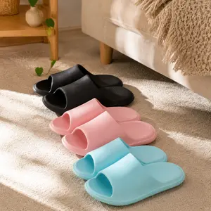 FEITAI Unisex Quick-Drying Footwear - Indoor Bedroom Slippers, Bathroom Shower Slides, Beach Sandals Pedal Footwear Girl Parent Flipflop Women Walking Shoes