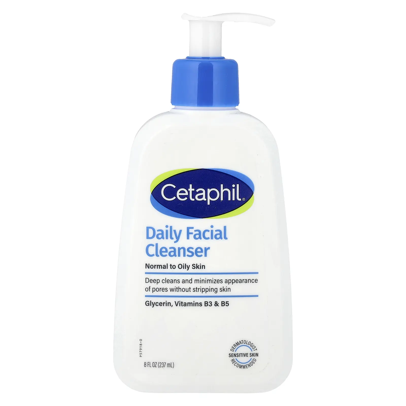 Cetaphil Daily Facial Cleanser, Normal to Oily Skin, 8 fl oz (237 ml) Cetaphil Daily Facial Cleanser, Normal to Oily Skin, 8 fl oz (237 ml)
