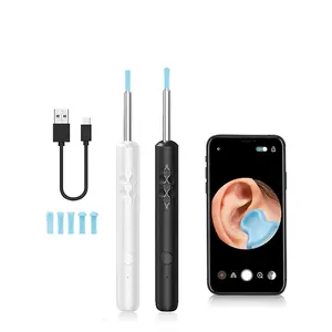High Definition Intelligent Ear Scoop, Ear Cleaner Camera, Endoscope Visible Ear Tips, Replaceable Silicone, USB Charging Cable, Daily Life & Home Use
