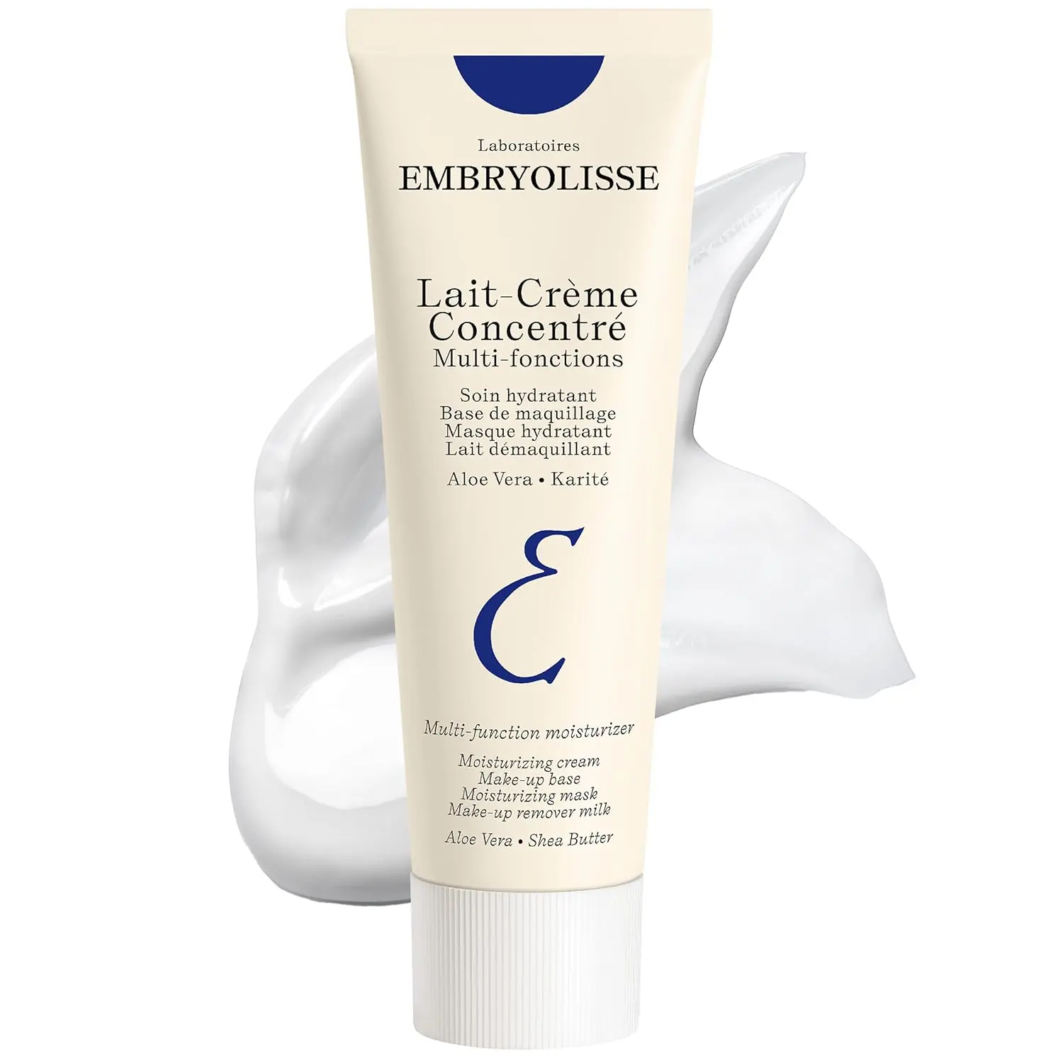 Embryolisse French Cult Favorite Lait-Crème Concentré 2.54 fl.oz. - 6-in 1 Face Moisturizer + Makeup Primer Floral Cleansing