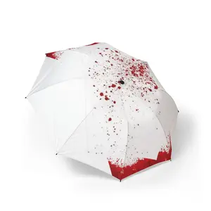 Blood Splatter Foldable Umbrella — Compact Semi‑Automatic Rain Parasol