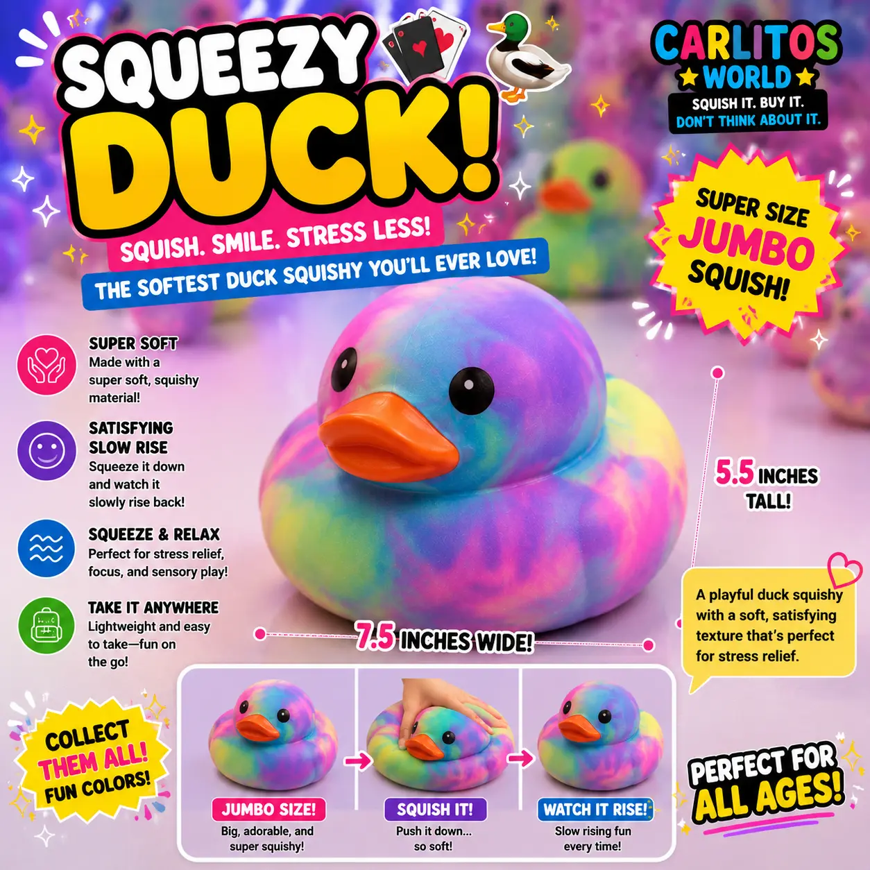 Squeezy duck
