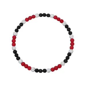 OIDEA Beaded Baseball Necklace - Handmade Chain with Rhinestones, Resin Diamond Clay Charm, Boys Baseball Charm Necklace, 21.7 in Sporty Costume Jewelry Gift for Players, Resin Baseball Necklace summerwins,summerwins