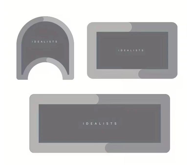 3Pcs Diatomite Bath Mats Non-Slip Rubber Backing Quick Dry Ultra Absorbent Magic Bathroom Rugs Thin Floor Mats for Bathtub Front Toilet Bathroom Home Decor