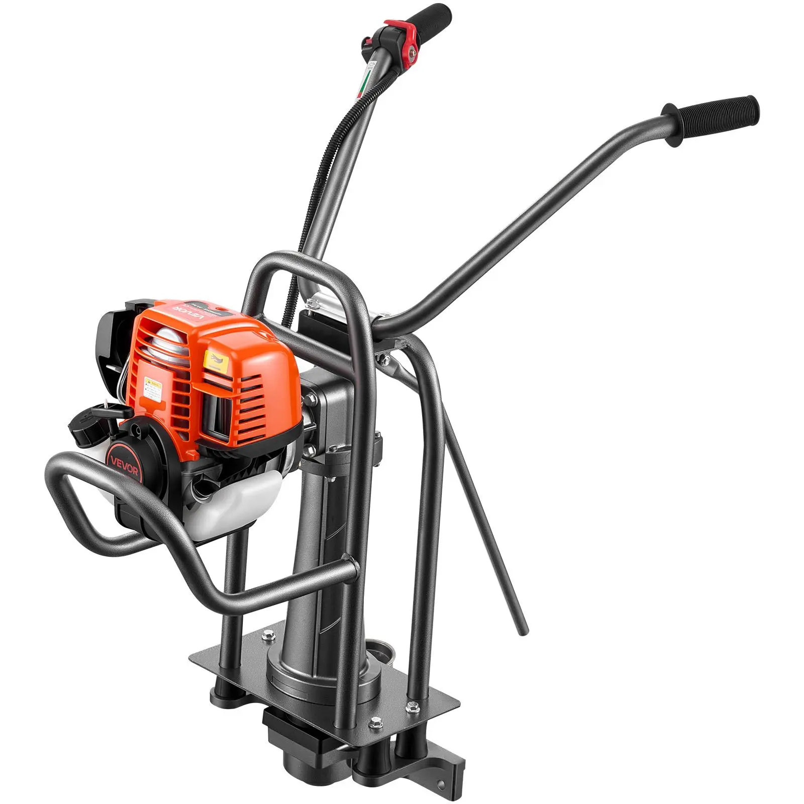 【SummerFinds】VEVOR Concrete Power Screed Gas-Powered Leveling Machine 1.16HP Engine, 4 Stroke Vibrating Screed, Flexible Shaft Drive, Adjustable Handle, Support Legs for Patio, Driveway, Floor Finishing, Jobsite