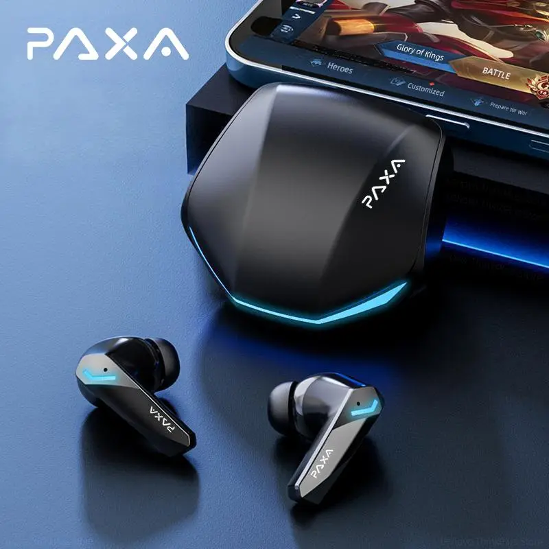 PAXA GM2 Pro In-Ear Wireless Headphones with Bluetooth 5.3, Fast & Stable Connection, Hi-Fi Surround Sound, Clear HD Voice Calls, Long Battery Life, Audio Wireless Earbuds for Music & Phone Calls, Compatible with Android & iOS