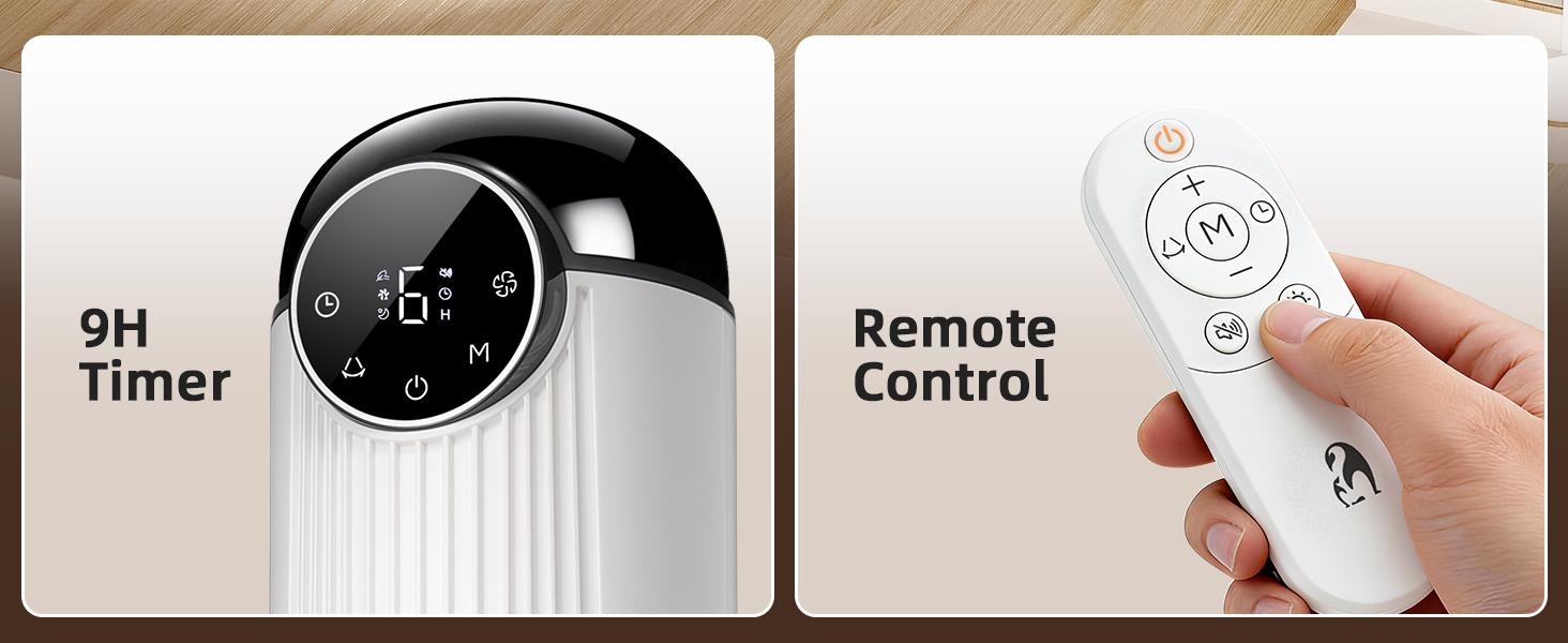 【NOT AC】Antarctic Star Tower Fan for Bedroom, Oscillation Fan with Remote Control, 12H Timer & 85° Oscillation, Quiet Standing Cooling Fan for Home Office, 43inch, White 【NOT AC】Antarctic Star Tower Fan for Bedroom, Oscillation Fan with Remote Control, 12H Timer & 85° Oscillation, Quiet Standing Cooling Fan for Home Office, 43inch, White