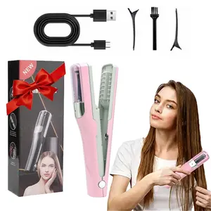 Automatic Electric Hair Clipper Multifunctional Type-c Rechargeable Hair Split End Clipper, Portable Wireless Trimmer Hair Care Tool
