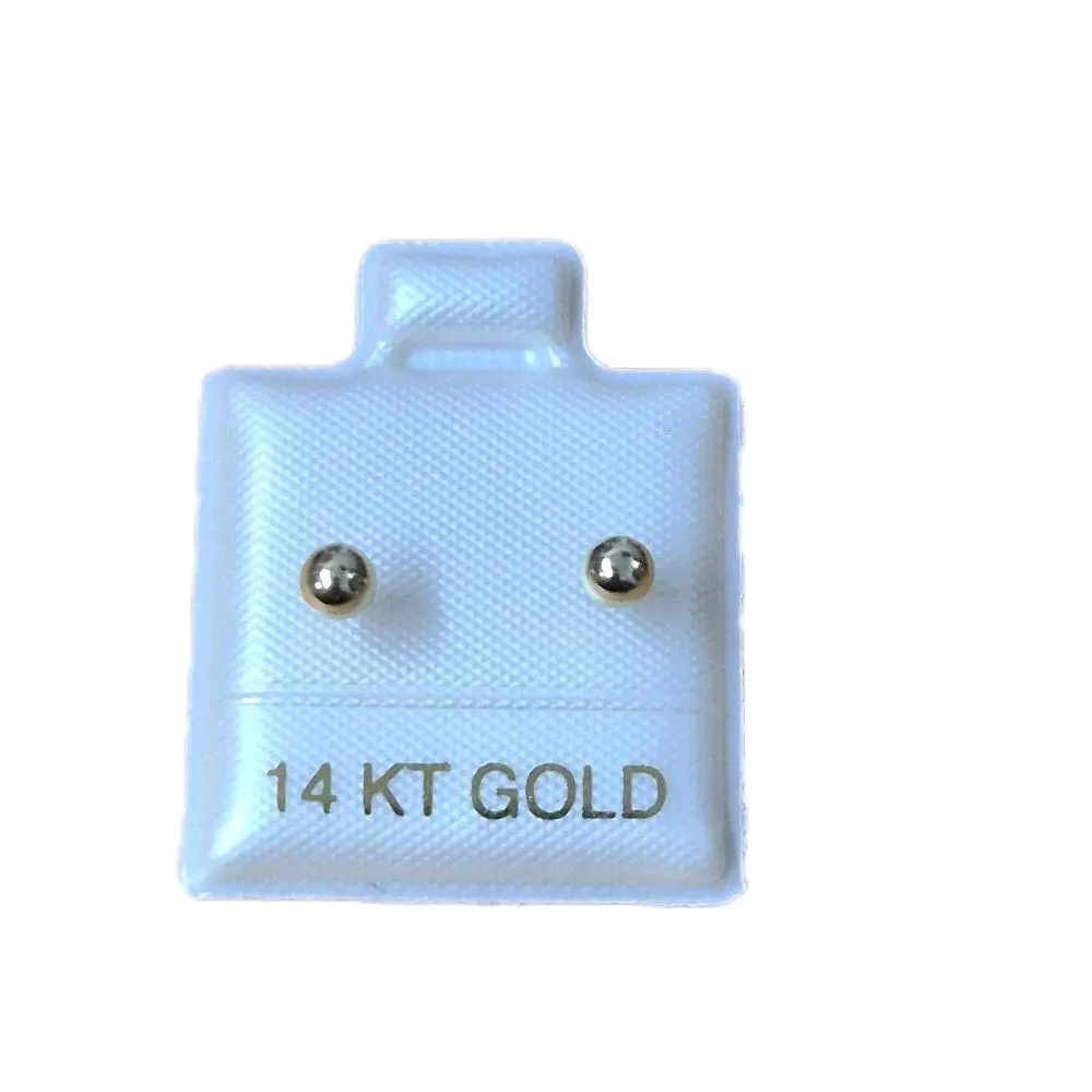 14K Stud Earrings Dormilona For Kids or Adults