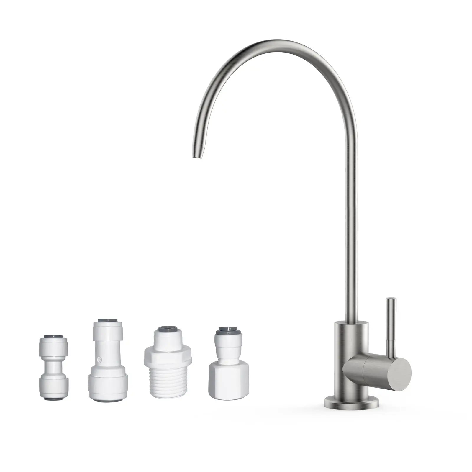 【GARVEE】Stainless Steel Kitchen Faucet with Water Filtration Systems, Lead Free, Brushed Nickel