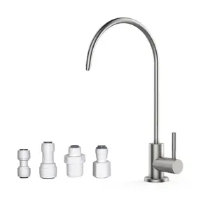 【GARVEE】Stainless Steel Kitchen Faucet with Water Filtration Systems, Lead Free, Brushed Nickel
