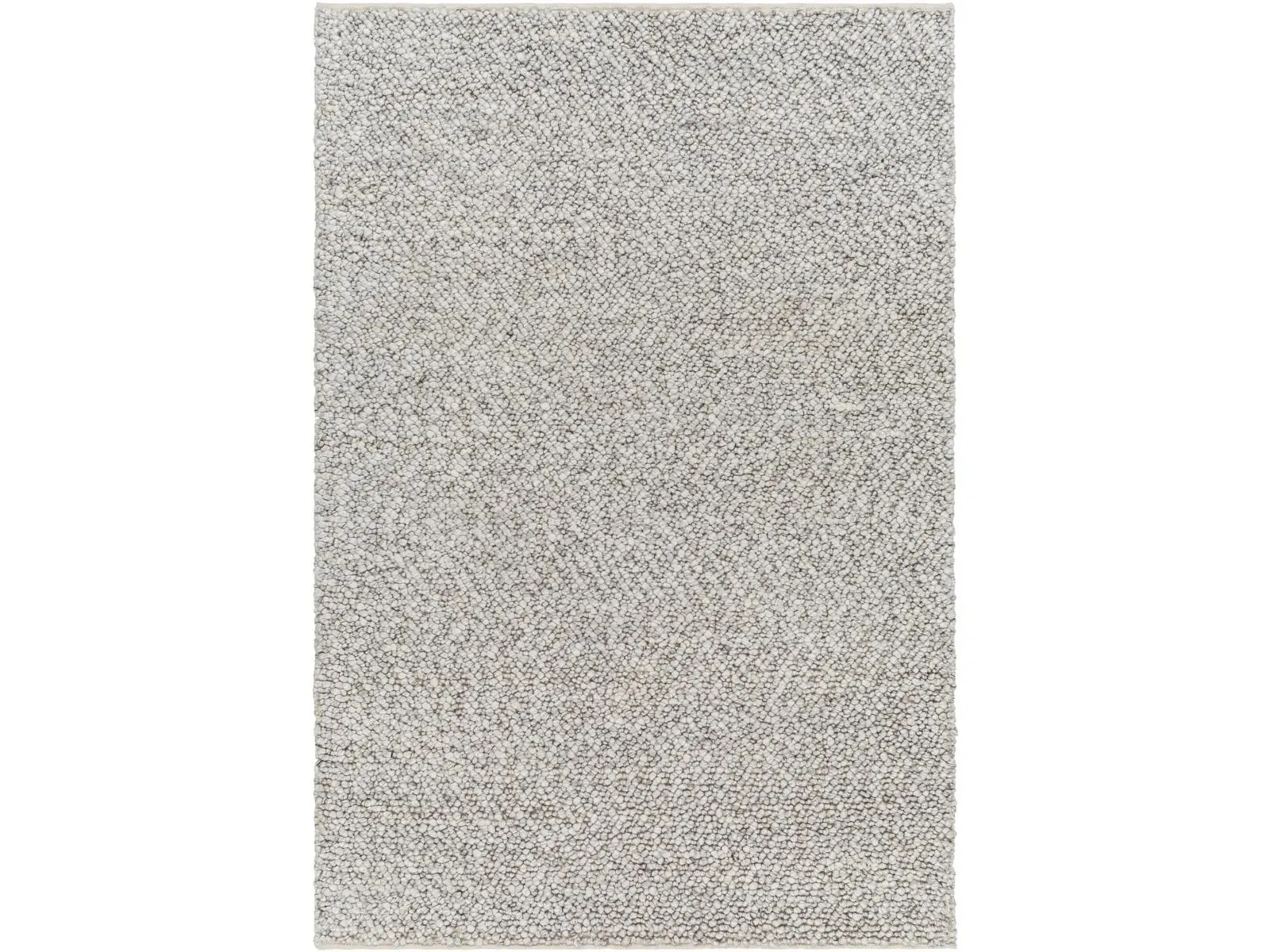 Livabliss Vesta Rectangle Area Rug VST2302-23, 2 ft. x 3 ft. Low Pile Rug, Hand-Woven Recycled Yarn, Natural Look Solid Color Mat, Indoor Carpet, Low Pile Rugs