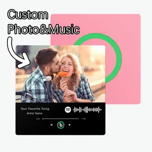 【Customization】Custom Music Fridge Magnet Colorful without Frame Music code Fridge Magnet Album Gift for Couple New 4.0 Upgrade