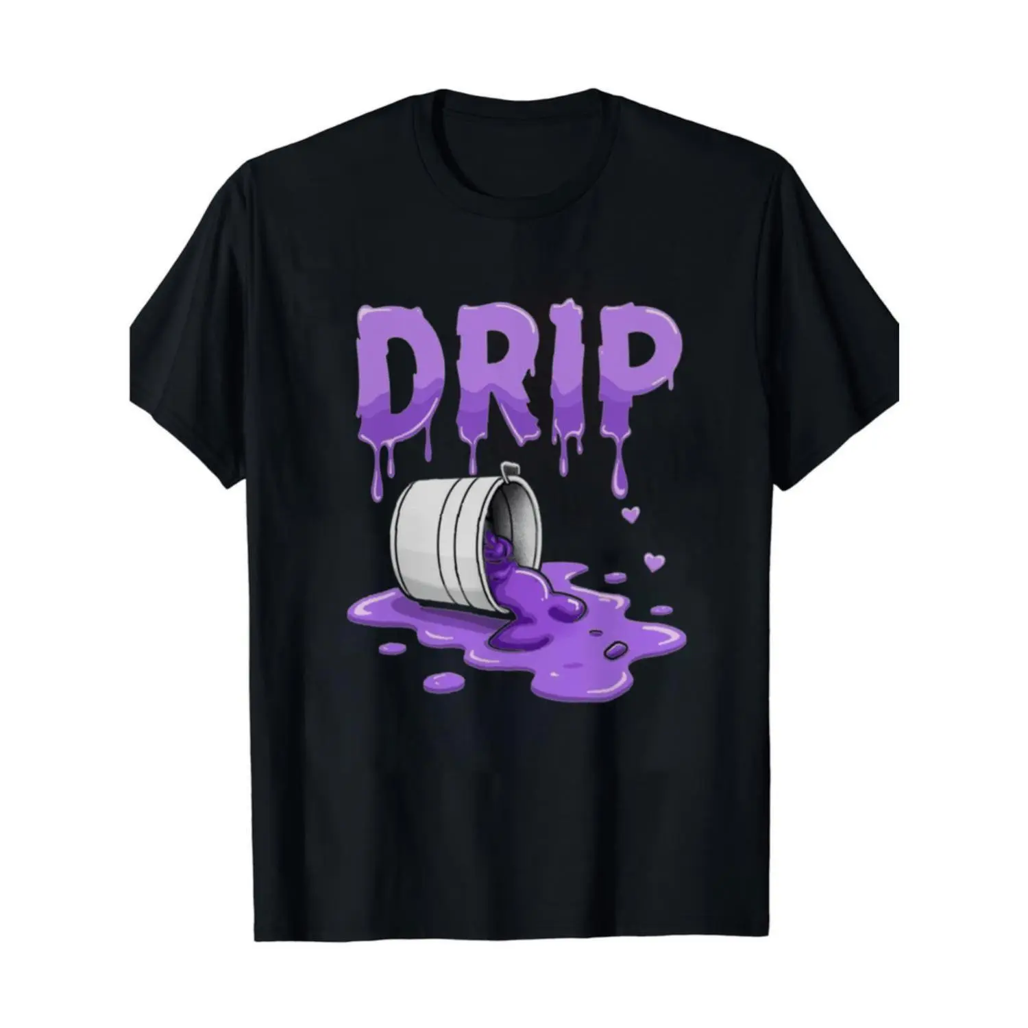 Men's Black and Purple Tie-Dye Graphic T-Shirt - 100% Cotton, Soft & Stylish for Casual Wear and Special Events
