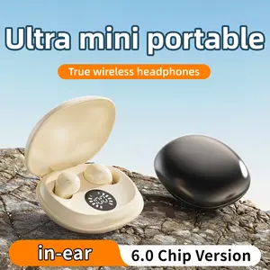 INSONIXN True Wireless Bluetooth Earbuds - Chargeable In-Ear Headset with LED Display, Soft Silicone Eartips, Compact Charging Case, 6.0 Chip, 24-Hour HD Audio, Noise Blocking, Touch Operation, Side-Sleep & Sports Compatibility, Stable Connection