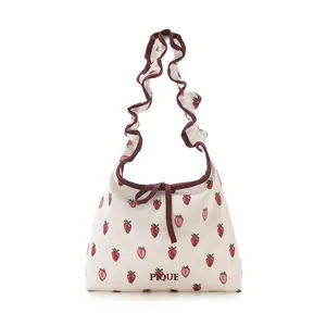 Strawberry Print Mini Bag
