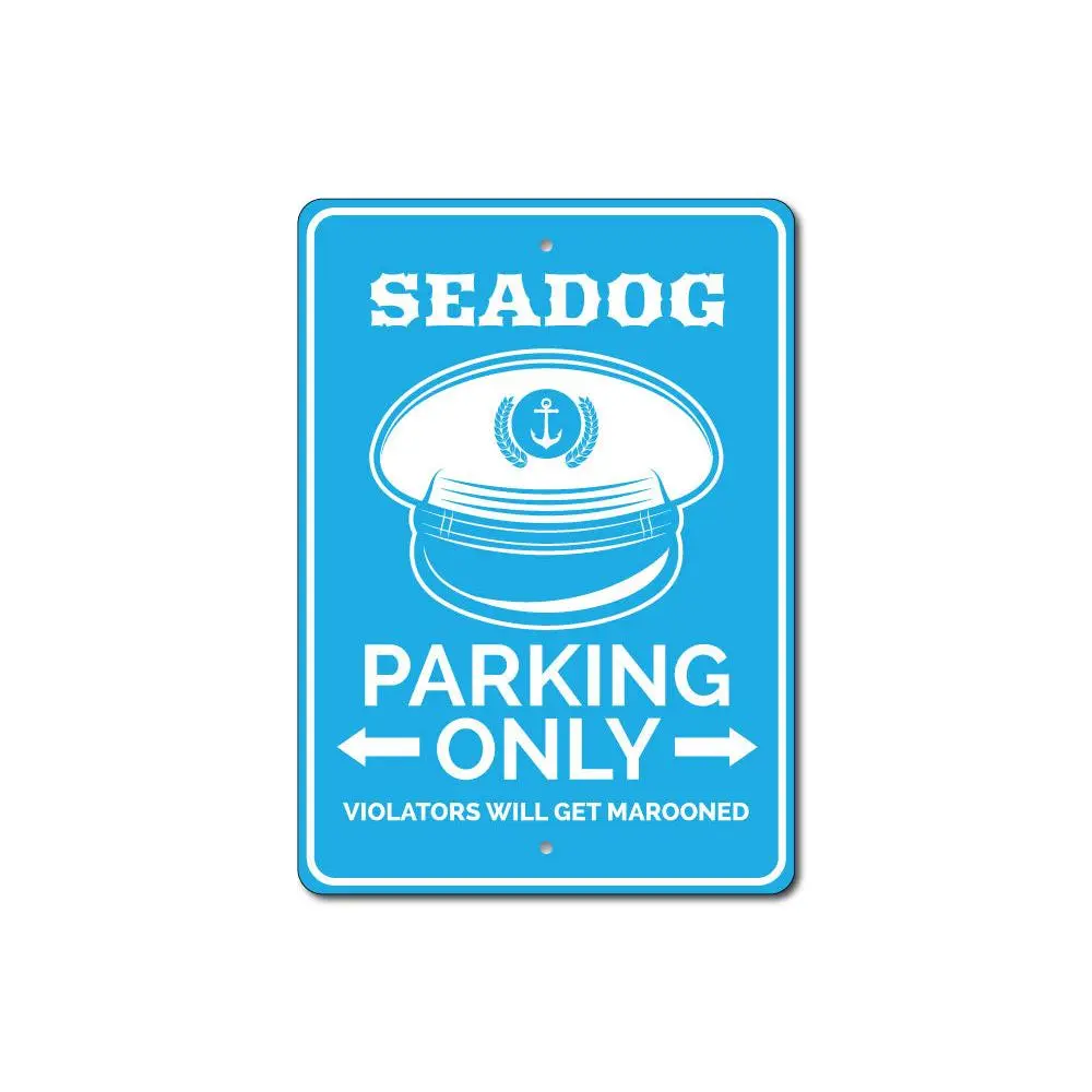 Seadog Parking Sign Seadog Parking Sign