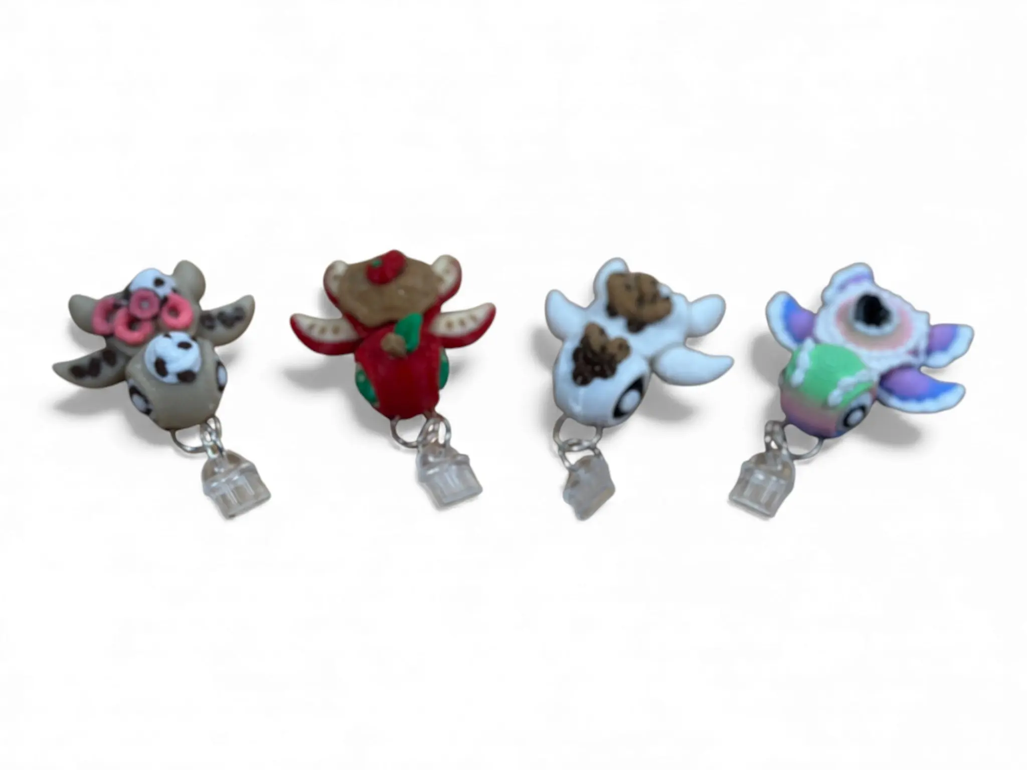 Dust Plugs TURTLES for Type C - Cute 3d printed Charms for Kindles, E-Reader, Phones, etc