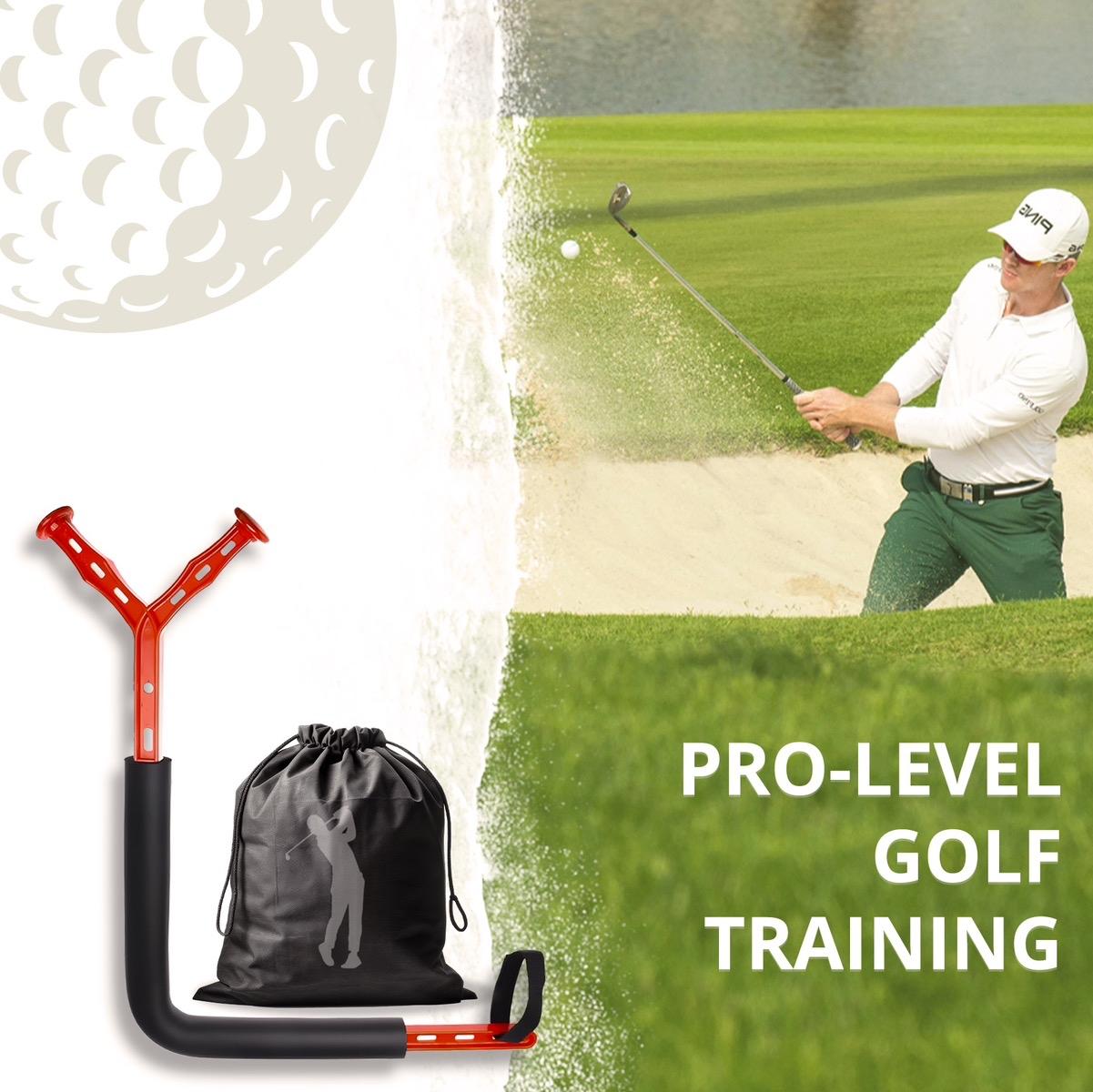 Golf Swing Motion Trainer for Indoor and Outdoor Practice - Improve Your Game with Golf Training Aids equipment