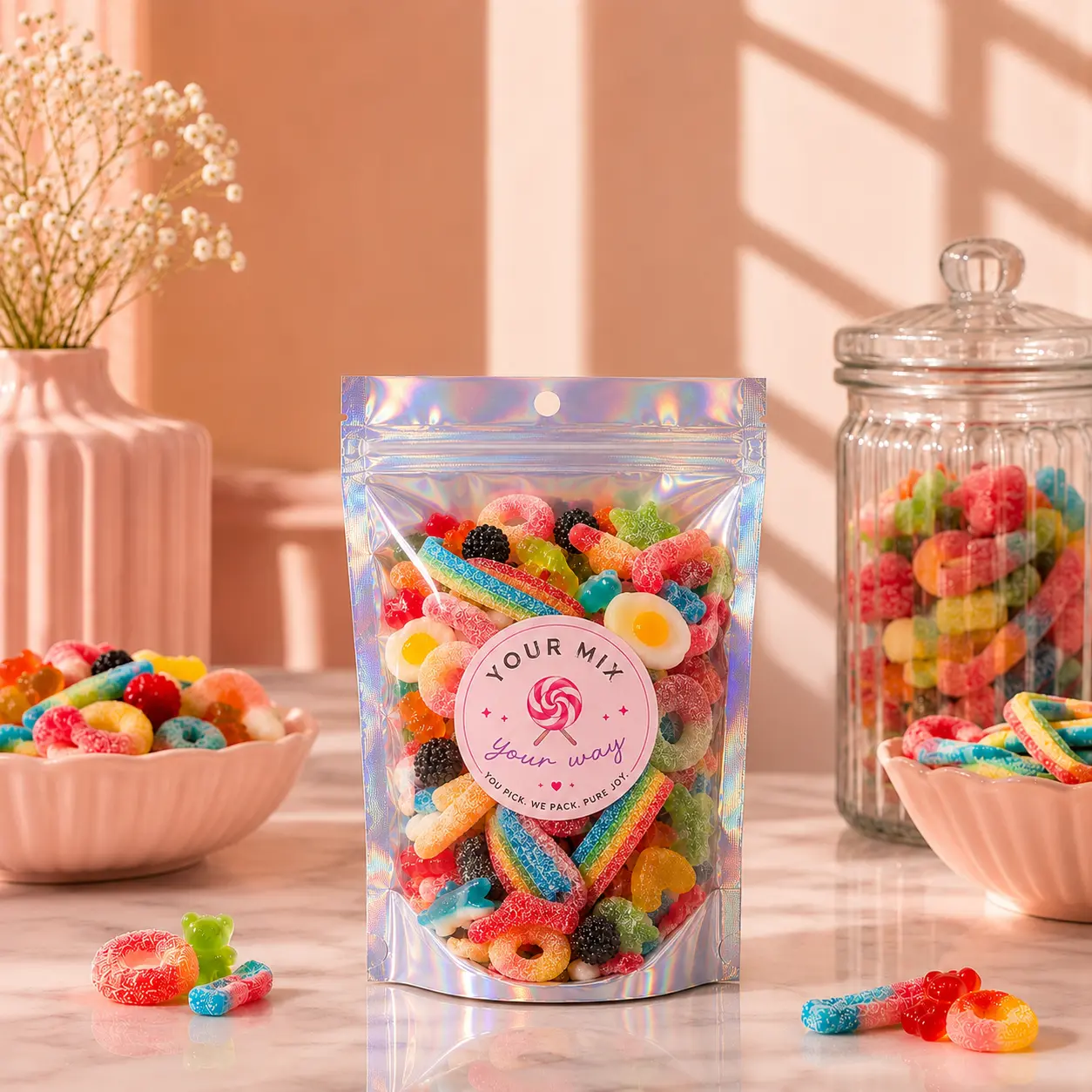 1/2IB Pick n Mix Candy Bag - Sweet & Sour Candy (Choose 3) 1/2IB Pick n Mix Candy Bag - Sweet & Sour Candy (Choose 3)