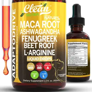 Clean Nutra Maca Root Drops for Women Ashwagandha, Fenugreek, Beet Root, L-Arginine & More for Women & Men's Optimum Health Liquid Drop – Adapto Drive