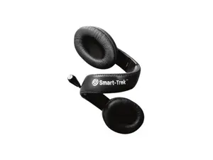 HamiltonBuhl ST2BK Smart-Trek™ Deluxe Stereo Headset with Volume Control and 3.5mm TRRS Plug - Black