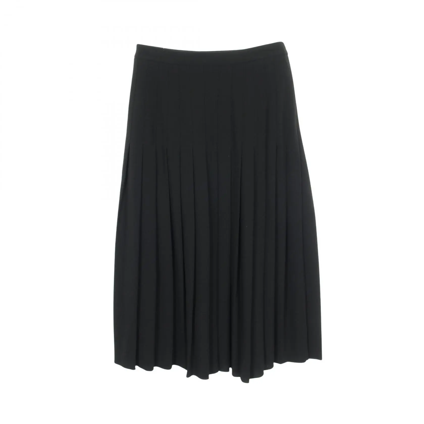 Pre-owned Celine Acetate Small Leather Goods Pleated Midi Skirt