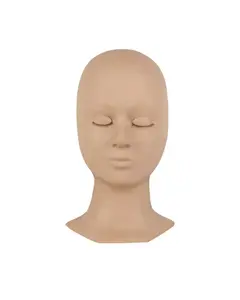 Lash Mannequin Head for Precision Practice & Confidence Building Realistic Eye Shape Ideal for Beginners & Advanced Artists