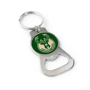 Aminco Global Logo Milwaukee Bucks Bottle Opener Keychain