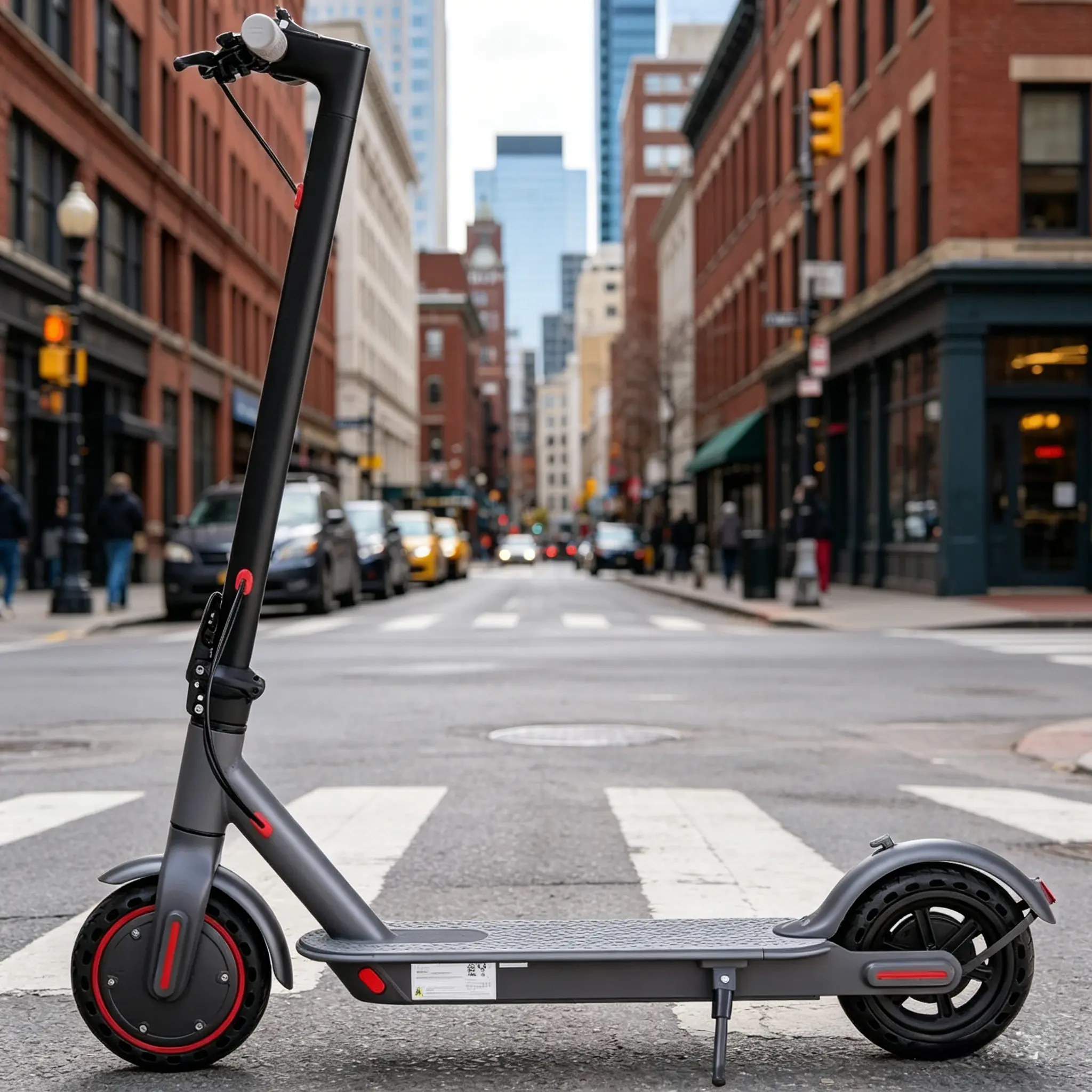 ladped Electric Scooter - 8.5 Solid Tires, 350W Motor Up to 16 Miles of Range and 19 MPH Portable Folding Commuter Scooter with and App E-Scooter 3 Speed modes school scooters.SummerWins,Father's Day Gife