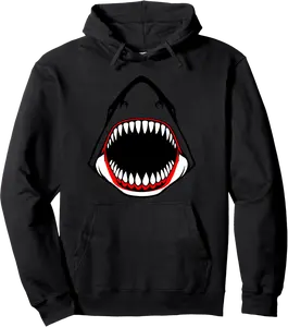 Shark Animal Jaws Open Mouth Head Costume Halloween Cosplay Pullover Hoodie - Diegoort Shop 21B0DHR4NYT1