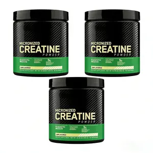 Creatine Monohydrate Powder 3-Pack | 180 Servings | Boost Energy, Strength & Muscle Recovery | Unflavored Gym Supplement
