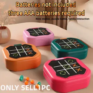 New Smart Tic-Tac-Toe, Children's Educational Multi-Mode Toy, Strategy Board Game Handheld Electronic Game Console, Logic Thinking Training Parent-Child Interactive Family Board Games Toy, Family Fun Game, Kid Board Games, Holiday Gift