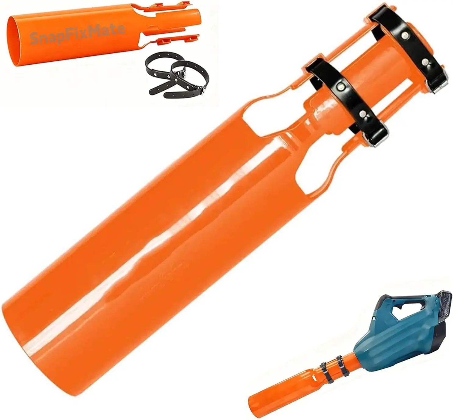 GJANSH Leaf Blower Air Booster, Air Flow Booster for Blower, Universal Cordless High-Flow Air Booster Attachment, Turbo Nozzle Extension Boosts Speed & Power for Yard, Lawn Cleanup, Fits 2–4 Inch Nozzles,SnapFixMate,summervibes